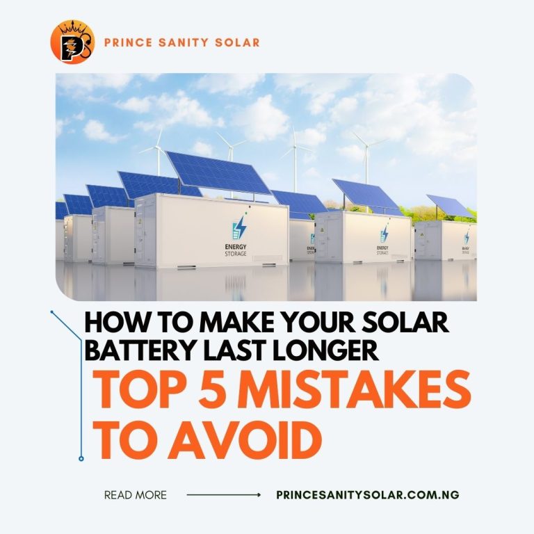 How to Make Your Solar Battery Last Longer Top 5 Mistakes to Avoid