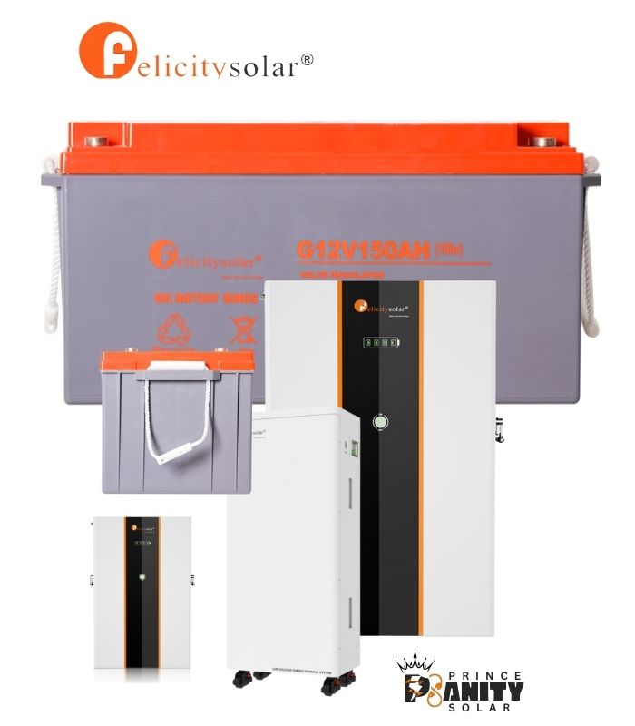 Prince Sanity Solar - Affordable Felicity Solar Batteries at the lowest wholesale price in Nigeria with nationwide delivery.
