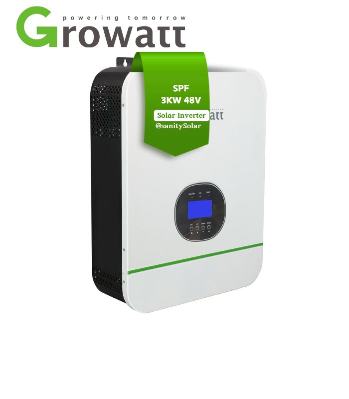 Most Affordable 3kVA48V Growatt Inverter at Prince Sanity Solar - Nationwide Delivery
