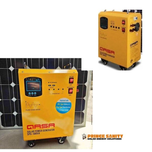 Affordable Qasa Durable 500v 300watts Solar Power Generator and Inverter in Nigeria on prince sanity