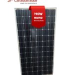 Prince Sanity Solar - Most Affordable 190W Mono Canadian Solar Panel in Nigeria with nationwide delivery