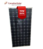 Prince Sanity Solar - Most Affordable 190W Mono Canadian Solar Panel in Nigeria with nationwide delivery