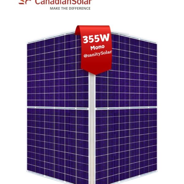 PrincePrince Sanity Solar - Most Affordable 355W HC Mono Canadian Solar Panel in Nigeria with nationwide delivery Sanity Solar - Most Affordable 330W HC Mono Canadian Solar Panel in Nigeria with nationwide delivery and flexible payment plan