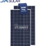 Most Affordable 260W Poly JA Solar Panels in Nigeria at Prince Sanity Solar with Nationwide Delivery and flexible payment plans