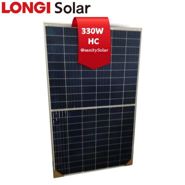 Most Affordable 330W Longi Solar Panels in Nigeria at Prince Sanity Solar - Nationwide Delivery