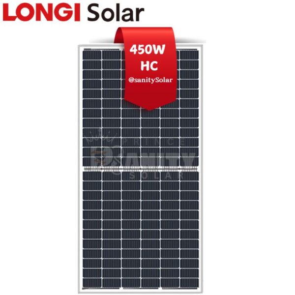 Most Affordable 450W Longi Solar Panels in Nigeria at Prince Sanity Solar - Nationwide Delivery