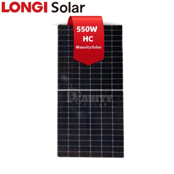 Most Affordable 550W Longi Solar Panels in Nigeria at Prince Sanity Solar - Nationwide Delivery