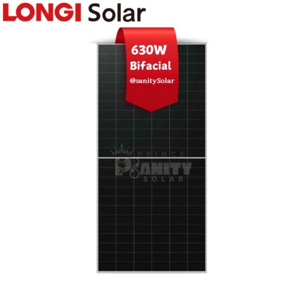 Most Affordable 630W Longi Solar Panels in Nigeria at Prince Sanity Solar - Nationwide Delivery