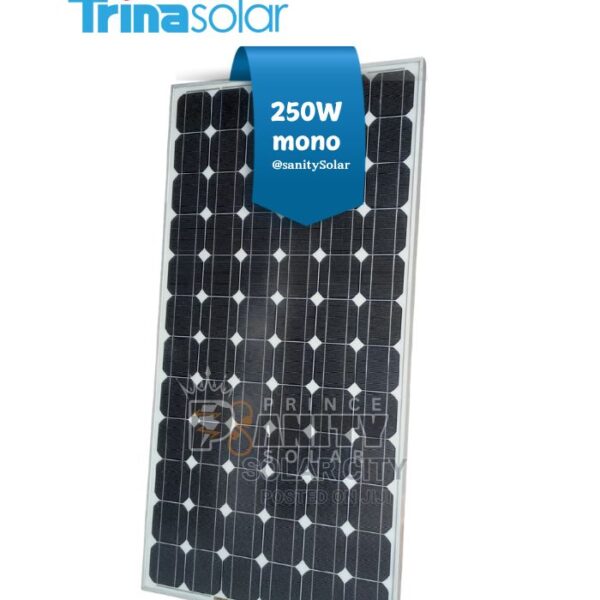 Prince Sanity Solar - Most Affordable 250W Mono Trina Solar Panel in Nigeria with nationwide delivery and flexible payment plans
