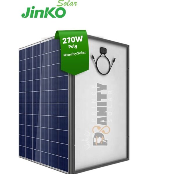 Prince Sanity Solar - Most Affordable 270W Poly Jinko Solar Panel in Nigeria with nationwide delivery with flexible payment plans