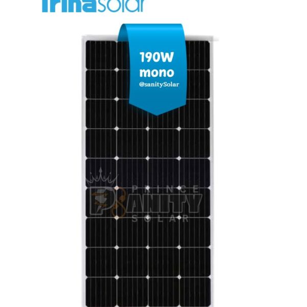 Prince Sanity Solar - Most Affordable 190W Mono Trina Solar Panel in Nigeria with nationwide delivery and flexible payment plans