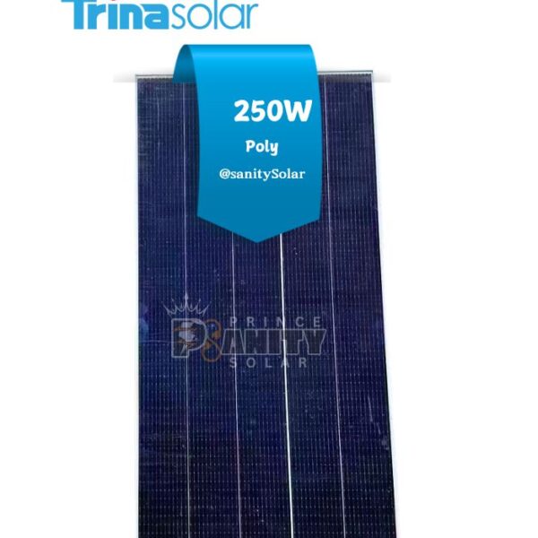Prince Sanity Solar - Most Affordable 250W poly Trina Solar Panel in Nigeria with nationwide delivery and flexible payment plans