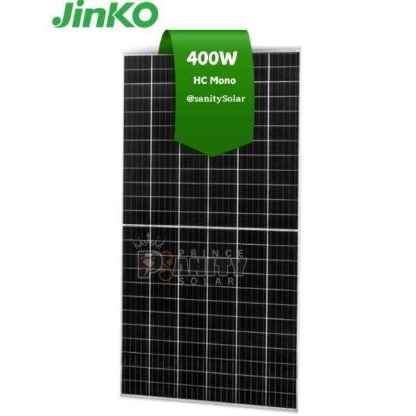 Prince Sanity Solar - Most Affordable 400W Mono Jinko Solar Panel in Nigeria with nationwide delivery and flexible payment plans